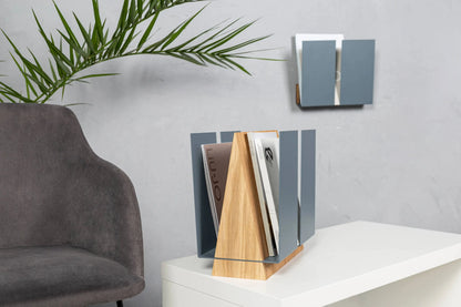 Revistero de pared Faenza – estante flotante para revistas - Kaimok Design