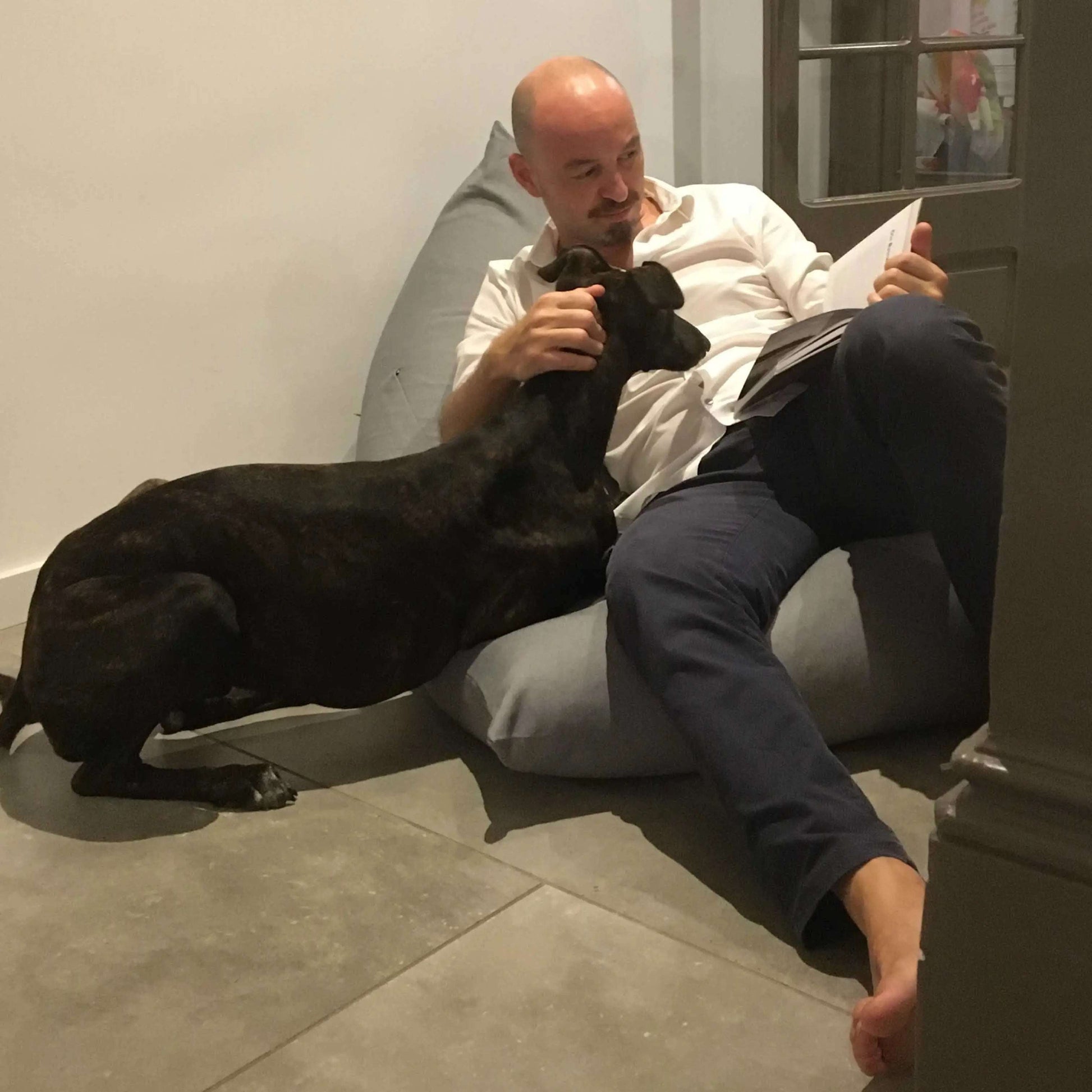 Pouf Nuvola - puf - beanbag chair - gray - Kaimok