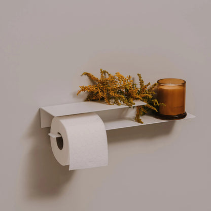 Portarrollos Bari – accesorios baño moderno con estante - Kaimok Design