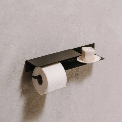 Portarrollos Bari – accesorios baño moderno con estante - Kaimok Design