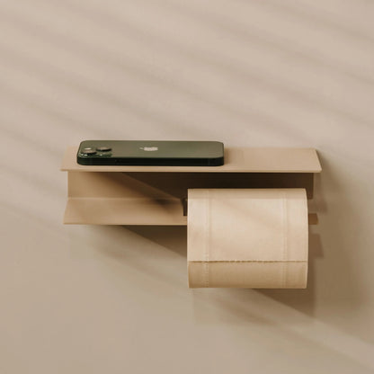 Portarrollos Bari – accesorios baño moderno con estante - Kaimok Design