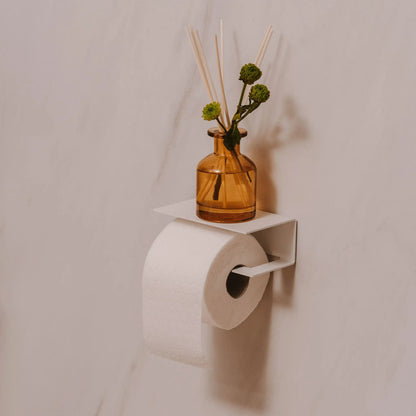 Portarrollos Bari – accesorios baño moderno con estante - Kaimok Design