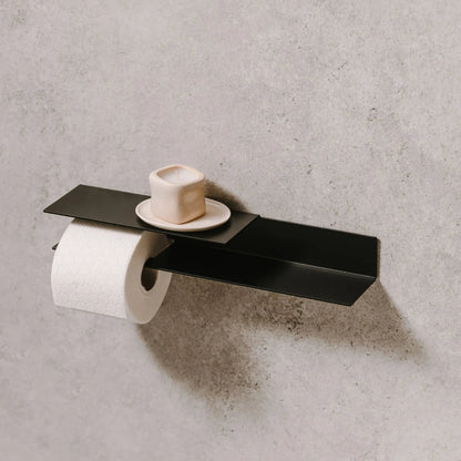 Portarrollos Bari – accesorios baño moderno con estante - Kaimok Design