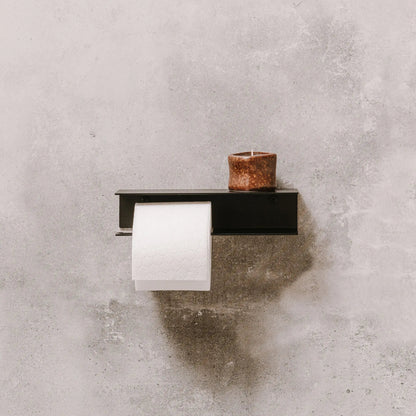Portarrollos Bari – accesorios baño moderno con estante - Kaimok Design