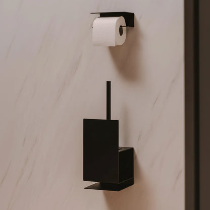 Portarrollos Bari – accesorios baño moderno con estante - Kaimok Design