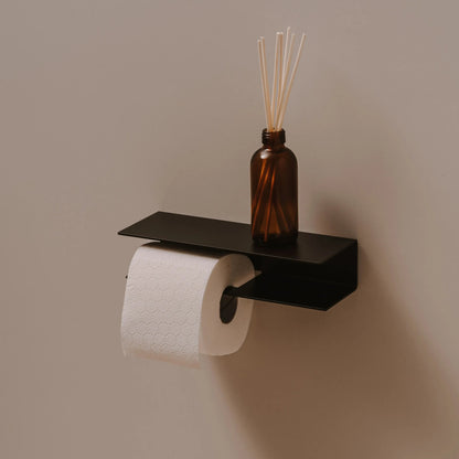 Portarrollos Bari – accesorios baño moderno con estante - Kaimok Design