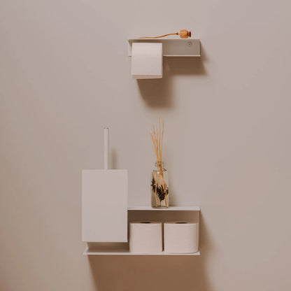 Portarrollos Bari – accesorios baño moderno con estante - Kaimok Design