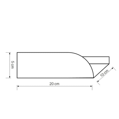 Estantería de pared metálica Torino – repisa flotante para baño y cocina - Kaimok Design
