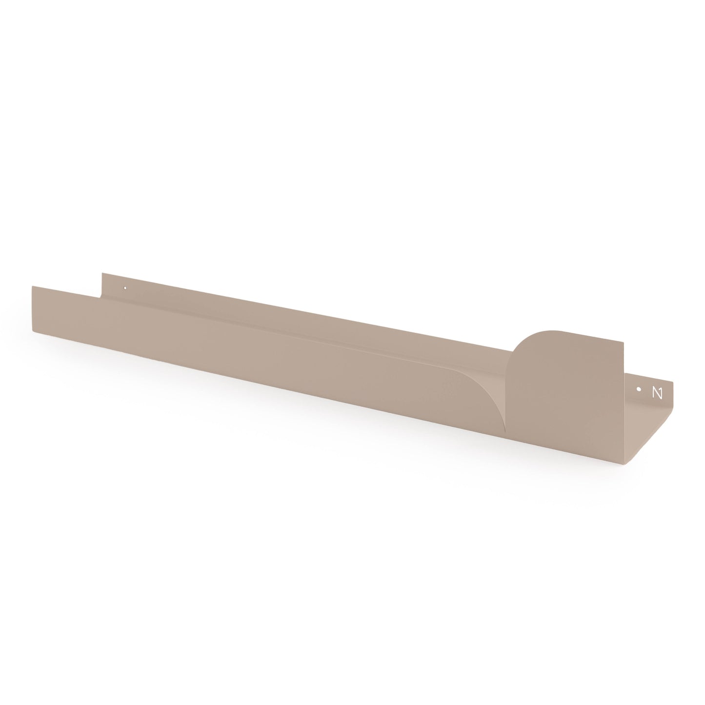 Estantería metálica grande Torino – beige - estante flotante de 60cm - Kaimok Design