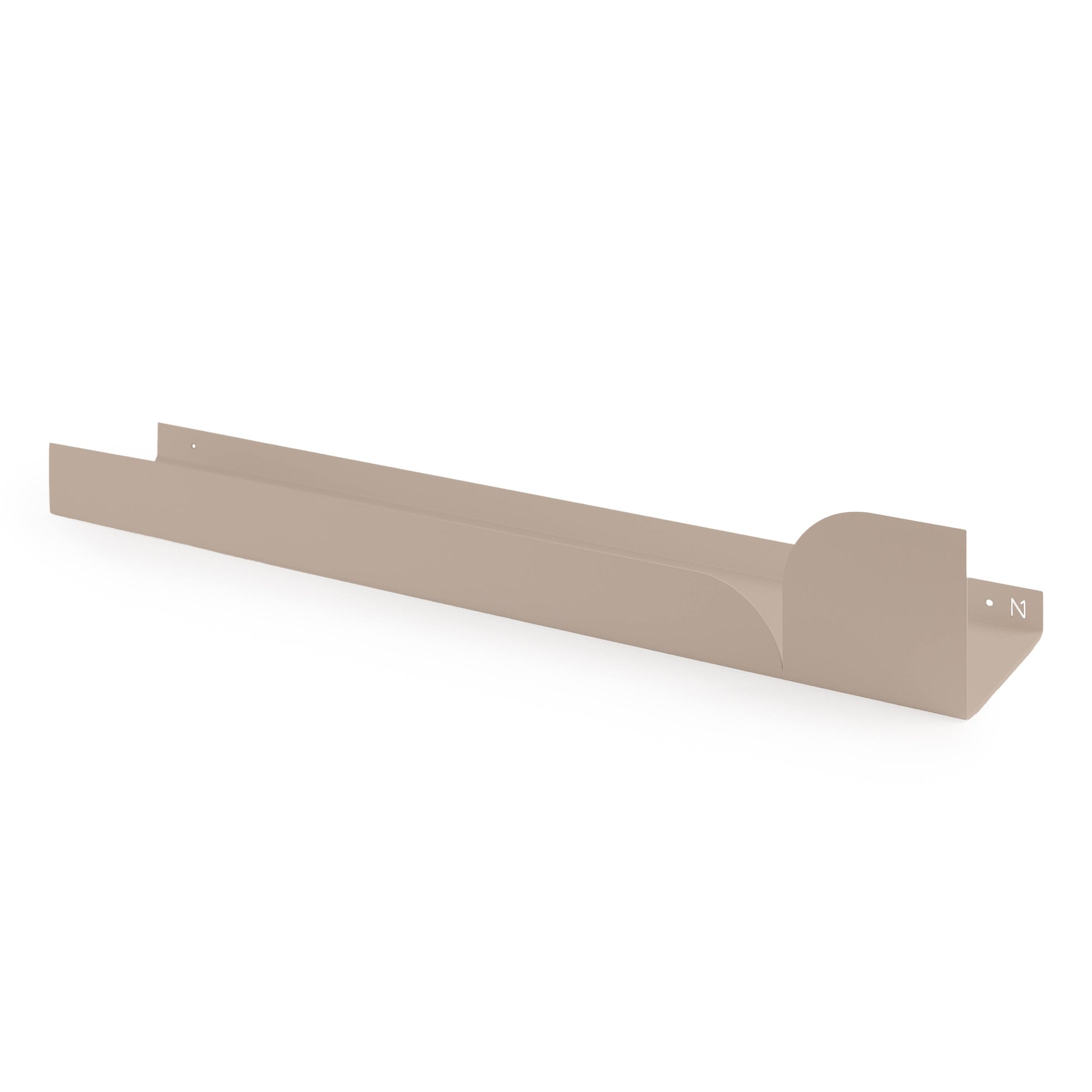 Estantería metálica grande Torino – beige - estante flotante de 60cm - Kaimok Design