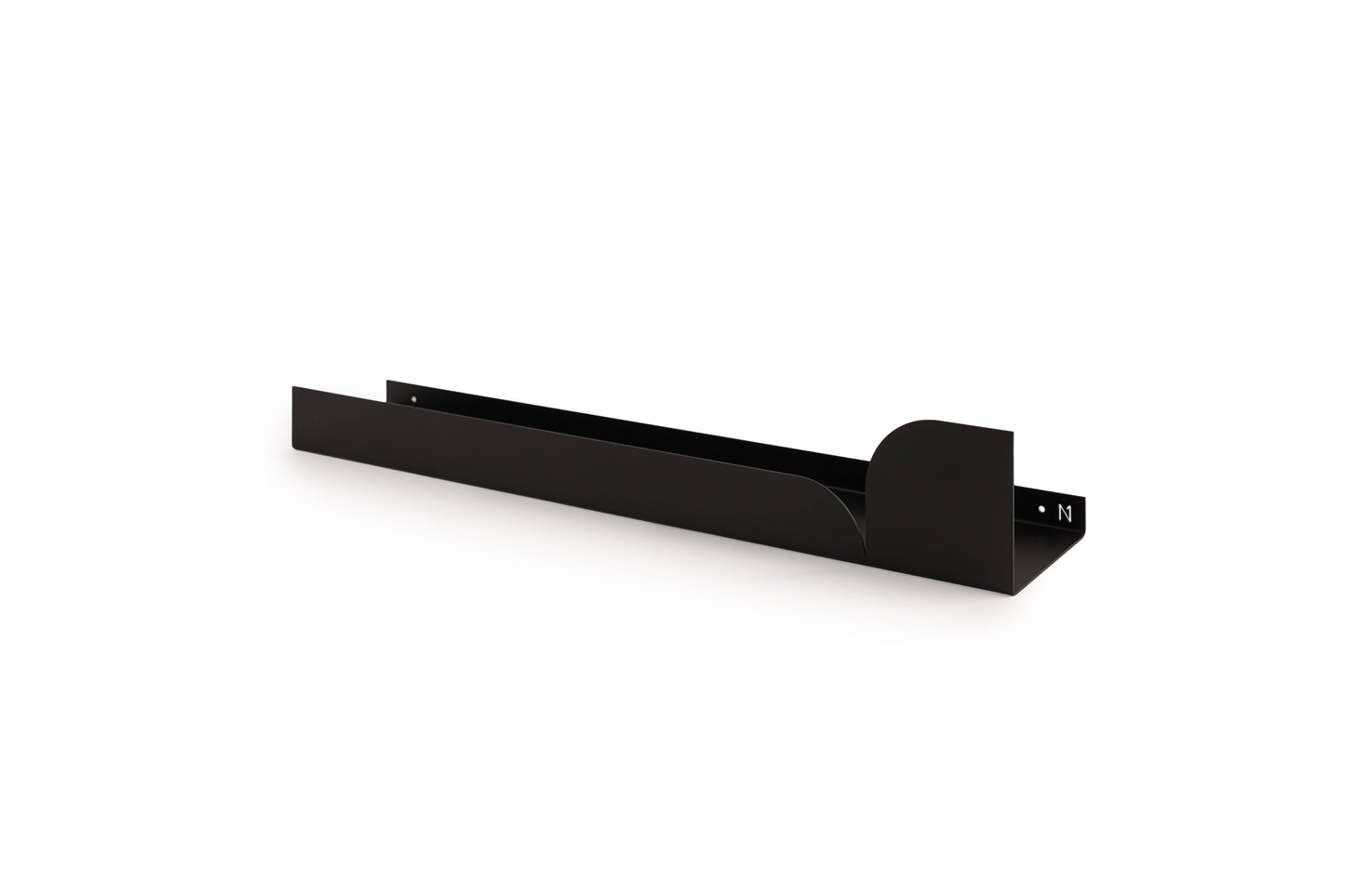 Estantería metálica grande Torino – negro - estante flotante de 60cm - Kaimok Design