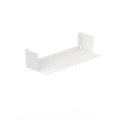 Estantería de pared metálica Bergamo – repisa flotante para libros M (60 cm) Blanco - Kaimok Design
