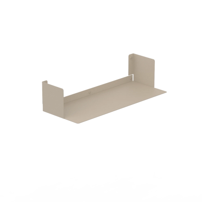 Estantería de pared metálica Bergamo – repisa flotante para libros M (60 cm) Beige - Kaimok Design
