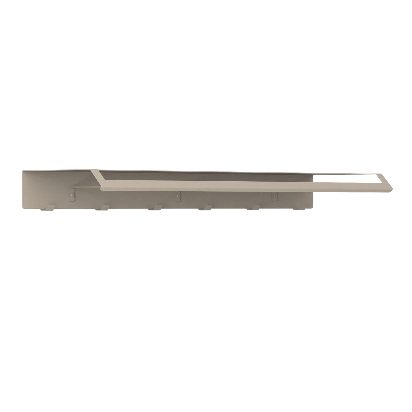 Estanteria de pared, perchero de pared metal beige L, para entrada- Kaimok Design