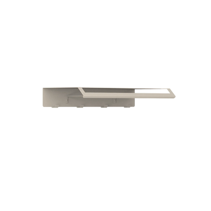 Perchero de pared Ibiza – colgador de pared con estante y ganchos M (60 cm) Beige - Kaimok Design