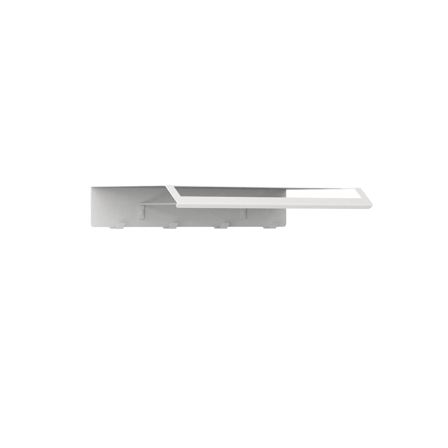 Estanteria de pared, perchero de pared metal blanco M, para entrada- Kaimok Design