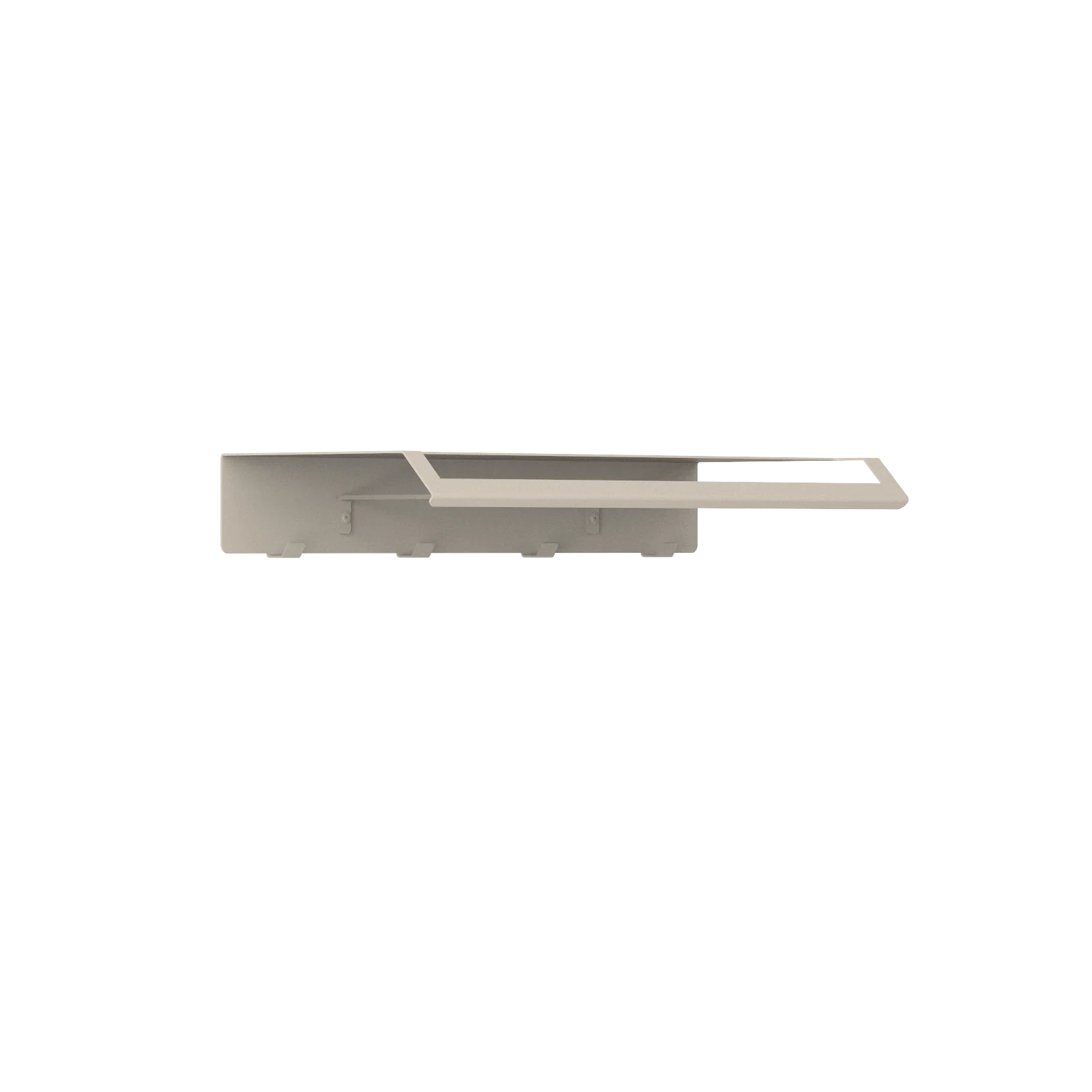 Estanteria de pared, perchero de pared metal beige M, para entrada- Kaimok Design