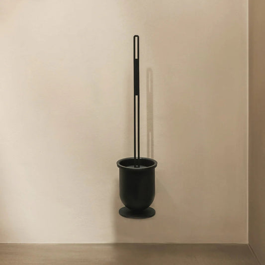Escobillero Lund – portaescobillas baño de pared o suelo Kaimok