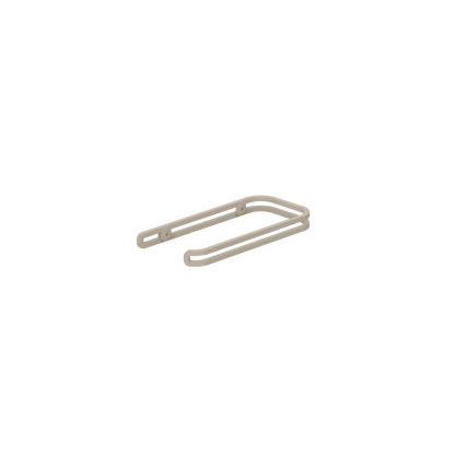 Portarrollos Padova – porta papel higiénico minimalista de pared (S 14 cm individual) Beige - Kaimok Design