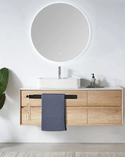 Toallero baño Torino – barra toallero sin taladro - Kaimok Design