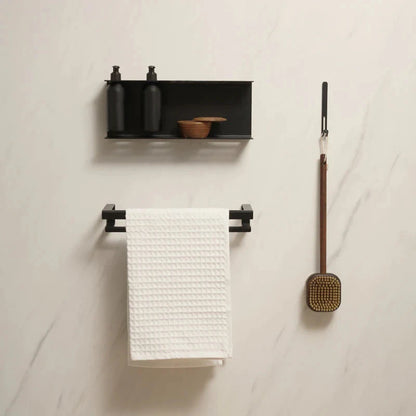 Toallero Siena – barra para toalla baño en acero inoxidable - Kaimok Design