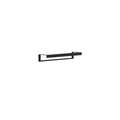Toallero Siena – barra para toalla baño en acero inoxidable S (37 cm) Negro Individual - Kaimok Design