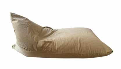 Puf Nuvola - indoor Lleno Chenilla Crema - Kaimok Design