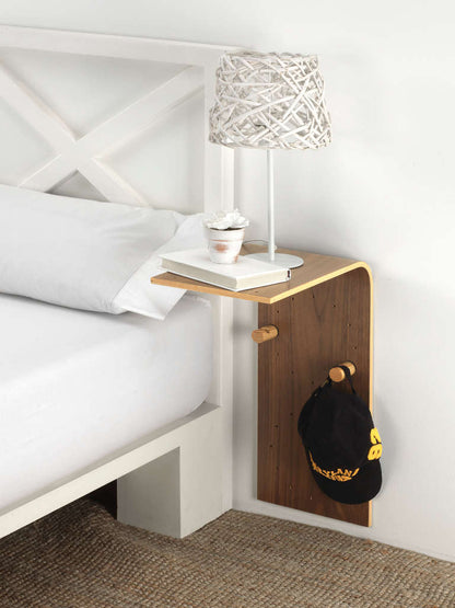 Estantería de pared de madera Brera – repisa flotante - Kaimok Design