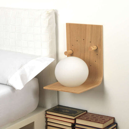 Estantería de pared de madera Brera – repisa flotante - Kaimok Design