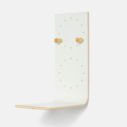 Estantería de pared de madera Brera – repisa flotante Grande Blanco - Kaimok Design