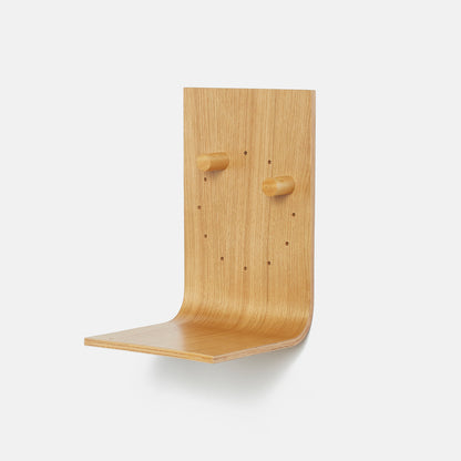 Estantería de pared de madera Brera – repisa flotante Pequeño Roble - Kaimok Design